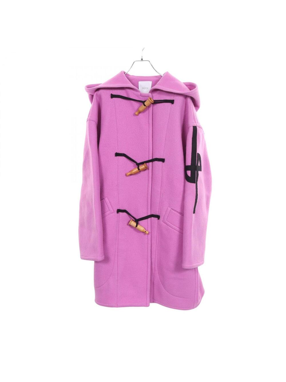 Patou Long Duffel Coat Jacket Wool #366159P38B